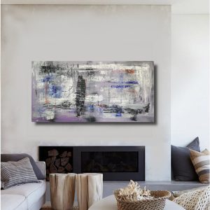 dipinto a mano astratto c628 300x300 - quadro moderno 120x60 per soggiorno con cornice oro