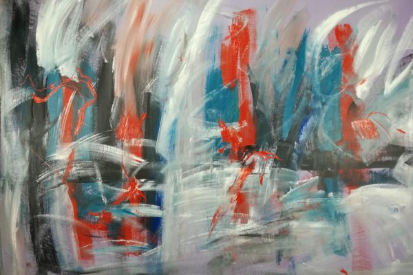 dipinto 120x80  per soggiorno fatto a mano - immagine 2