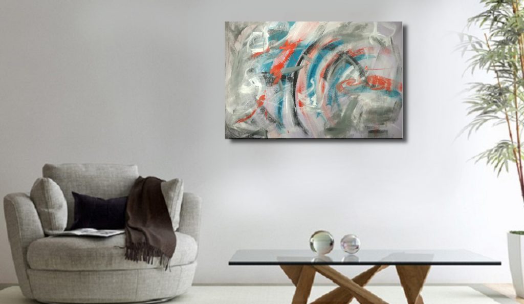 quadro su tela astratto moderno per soggiorno c625 1024x594 - quadro moderno