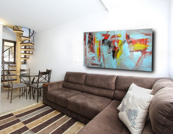 dipinto-grande-per-salotto-dimensioni-180x90x4-O - immagine 4