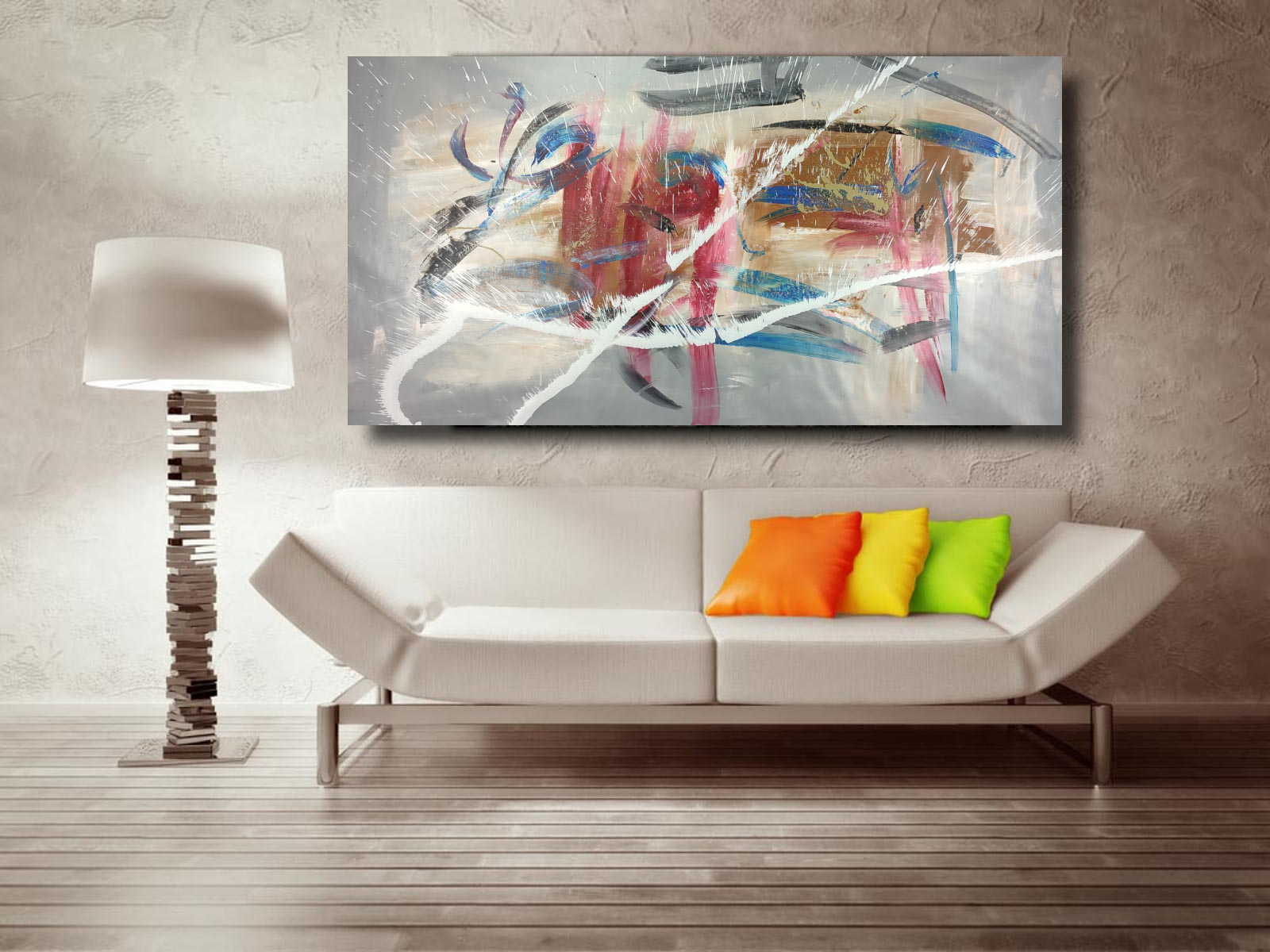 dipinto per soggiorno moderno genere astratto c652 - quadri moderni da soggiorno