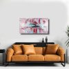quadro pezzo unico dipinto a mano per soggiorno 150x80 - immagine 4