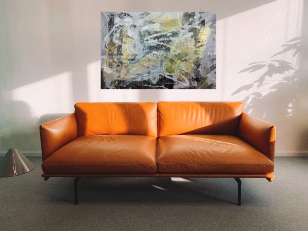 dipinto a mano 120x80 astratto su tela moderno - immagine 4