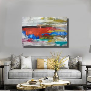 quadri su tela astratto moderno c670 300x300 - dipinto a mano per soggiorno 100x65 -c703