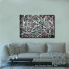 dipinto 120x80  per soggiorno astratto fatto a mano - immagine 5