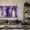 dipinto per soggiorno astratto fatto a mano 120x80-z - immagine 4