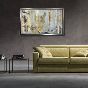 dipinto a mano astratto c687 300x300 - painting 120x70 abstract for living room with gold frame