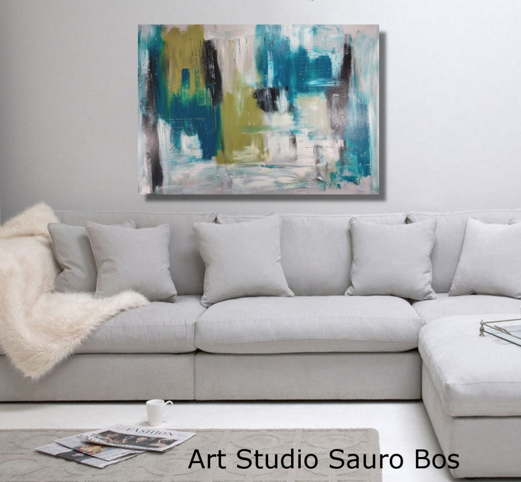 divano bianco dipinto astratto c712 1024x948 - quadri moderni da soggiorno