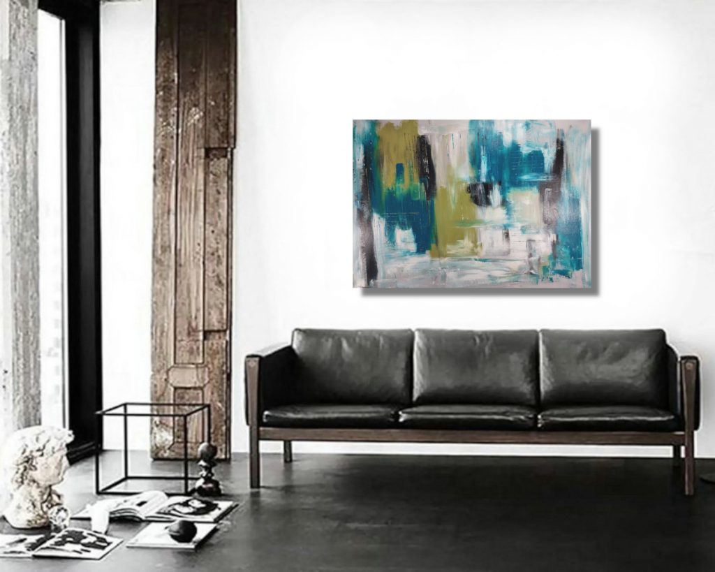 quadro soggiorno moderno astratto c712 1024x819 - quadri astratti moderni colorati