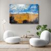 quadro per soggiorno astratto fatto a mano-c723 - immagine 3