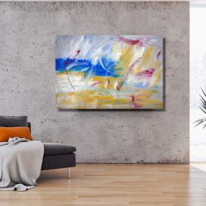 quadri astratti per soggiorno moderno c736 300x300 - dipinto su tela per soggiorno 120x60 con cornice argento (Copia)