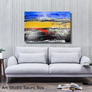quadri paesaggi astratti c731 300x300 - dipinto su tela con cornice argento 120x70