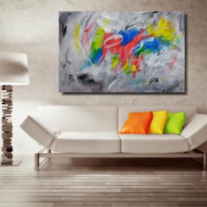 quadro astratto dipinto a mano c734 300x300 - quadro per soggiorno moderno 150x80