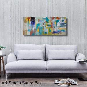 dipinto geometrico astratto c757 300x300 - painting for living room abstract art 120x80