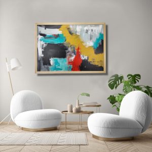 quadri astratti dipinti a mano c751 300x300 - quadro design