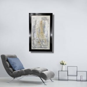 quadri astratti moderni grandi c767 300x300 - quadro su tela con cornice  oro 120x70