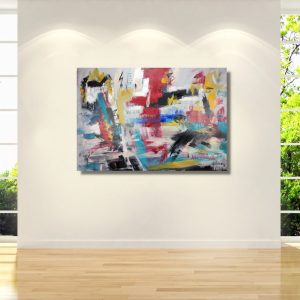 quadri su tela astratti moderni c758 300x300 - painted on canvas 120x80 for modern living room on canvas