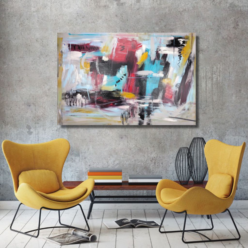 quadro astratto moderno c759 1024x1024 - come-scegliere-le-opere-D’arte-per-la-tua-casa