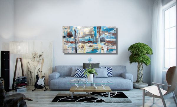 quadro-su-tela-moderno-grande-200x100-cm-c777 - immagine 2