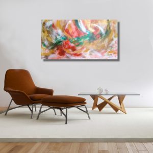 quadro colorato grande dimensioni c776 300x300 - large abstract paintings on canvas 150x80