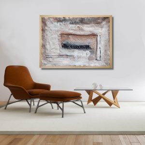 quadro minimalista con cornice misura variabile c774