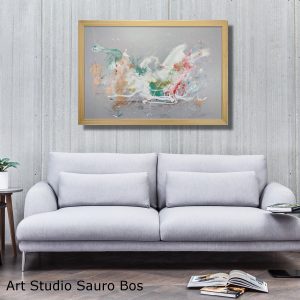 interior sofa quadro astratto su tela 300x300 - offerta codice sconto 50