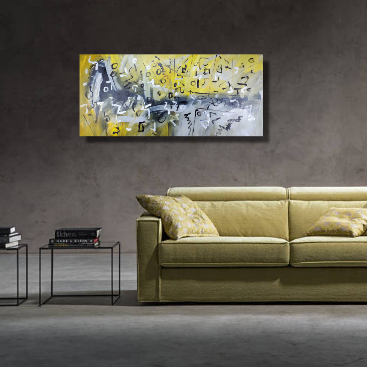 quadri moderni astratti soggiorno c793 - quadri arredamento fatti a mano