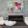 quadro per soggiorno astratto c803
