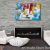 quadro per soggiorno astratto c804 - immagine 3
