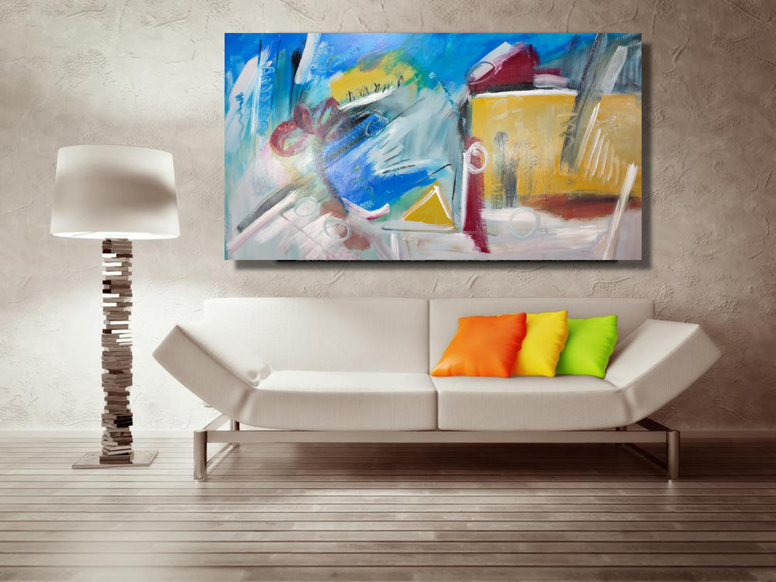 quadri su tela moderni astratti c799 - dipinto su tela  120x80 per soggiorno moderno