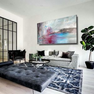 quadro paesaggio astratto su telac801 300x300 - quadri moderni per soggiorno
