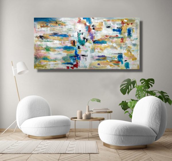 quadro-su-tela-moderno-grande-200x100-cm-c808 - immagine 4