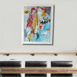 quadri astratti moderni dipinti a mano za072 300x300 - dettagliocorniceza072