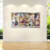 quadro per soggiorno astratto fatto a mano-150x80-c842 - immagine 2