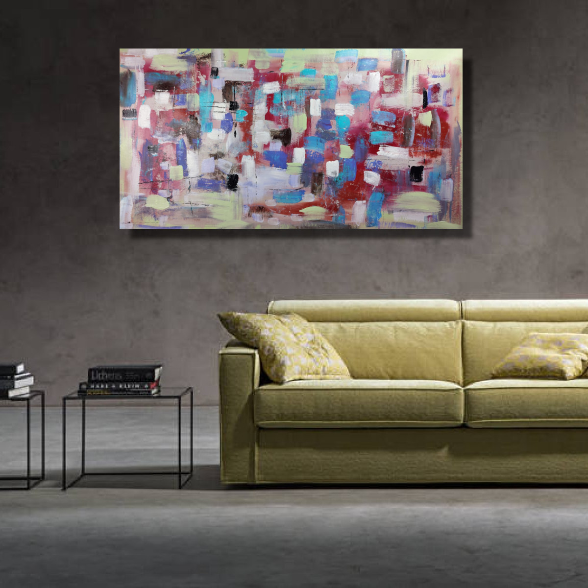 quadro per soggiorno c824 - quadri astratti1