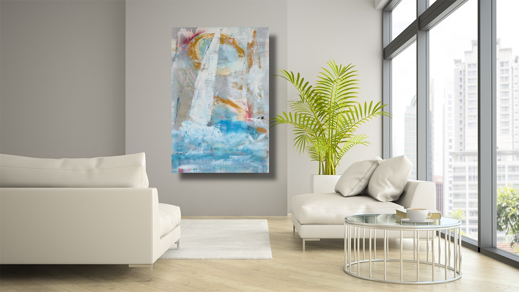 quadro moderno astratto c854 - quadri moderni per salotto