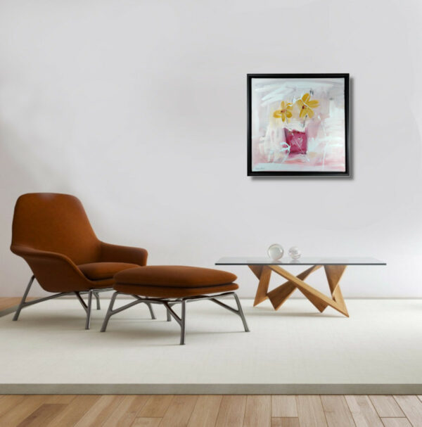 dipinto su tela 50x50 con cornice c853 - immagine 5