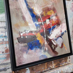 quadro astratto con cornice dx c861 300x300 - quadri grandi dipinti a mano su tela