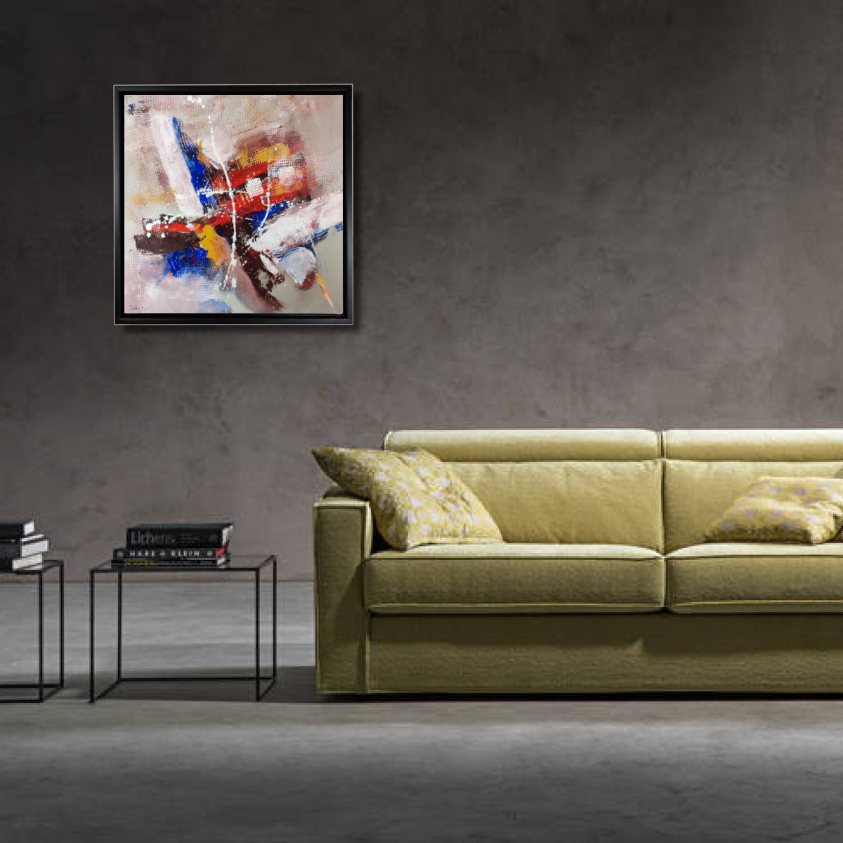 quadro fiori c861 - quadri per camera da letto astratti