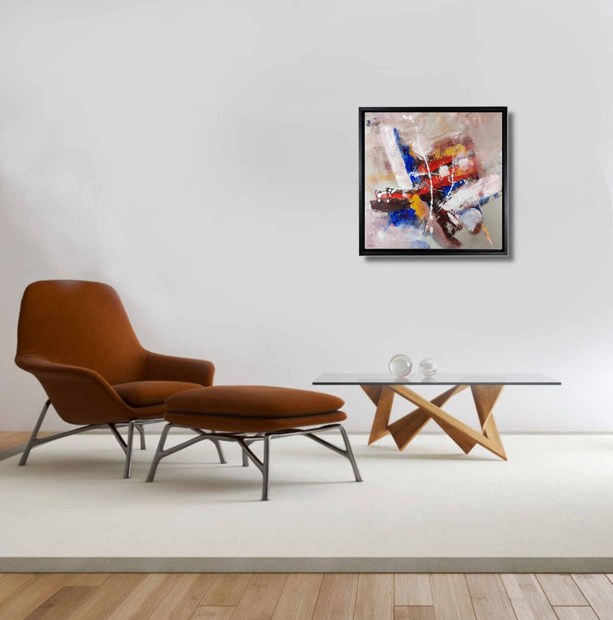 quadro motivo vaso fiori c861 - Quali sono le tendenze attuali nel design dei quadri per il soggiorno?