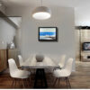 dipinto su tela astratto 40x30 con cornice c858 - immagine 4
