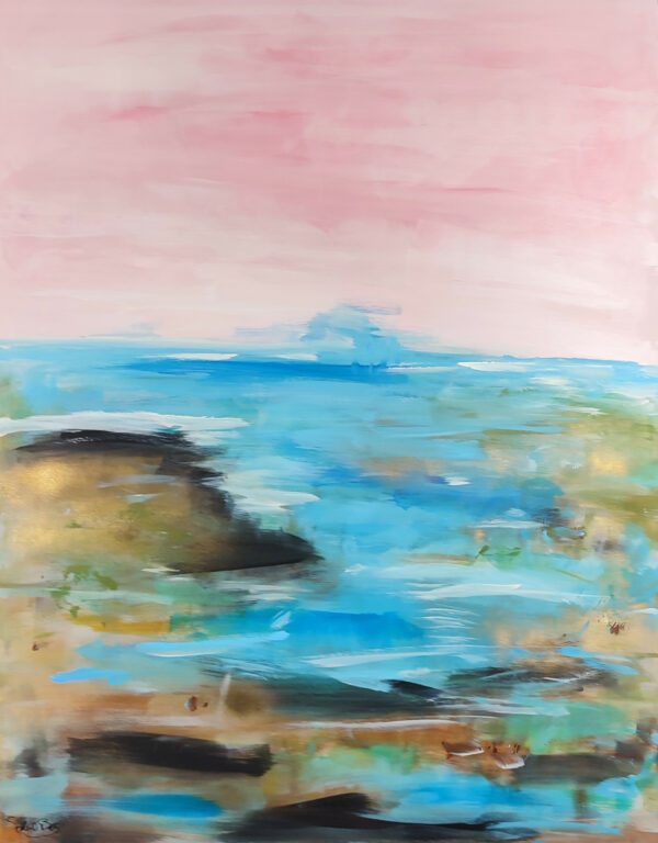 quadro per soggiorno astratto 90x70 verticale c872 - immagine 5
