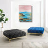 quadro per soggiorno astratto 90x70 verticale c872 - immagine 2